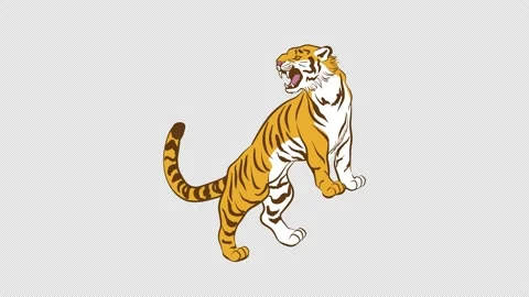 CG Bengal Tiger Animation 