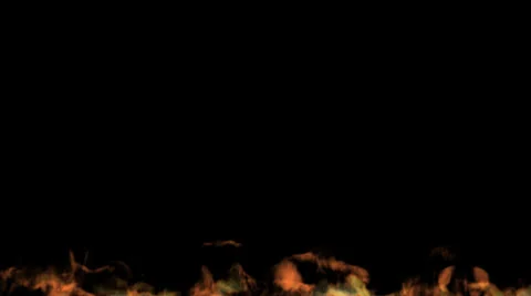 Alpha channel fire background Video stock 23118782