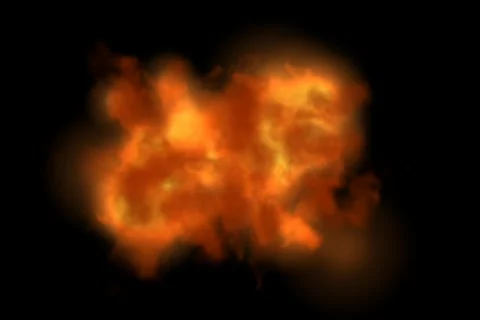 Alpha Channel Fire Effects Stock Footage 95824