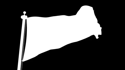 Alpha Channel Flag Stock Footage 296875676
