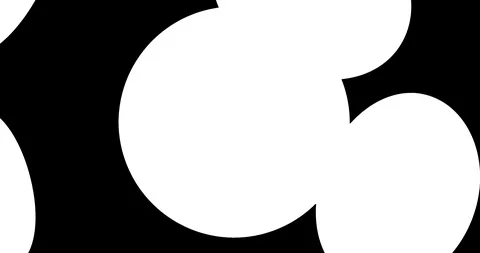 Alpha Channel minimal BG template. Empty slow motion white liquid shape 스톡 동영상 119968704