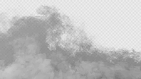 Alpha Channel Smoke Loop: Perfect for Seamless Effects Vidéo 280417961