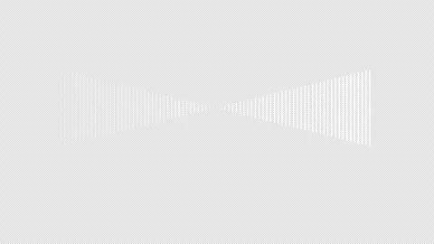 Alpha channel transparency abstract audio waveform equalizer with vertical bars Stock Footage 347733541