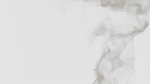 Alpha channel wispy smoke 스톡 동영상 279653137