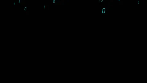 Alpha Computer binary code digital whereabouts Stock Footage 126510984