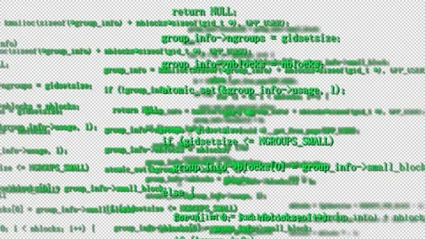 Alpha Computer hacker program language webpage code Stock Footage 149636557