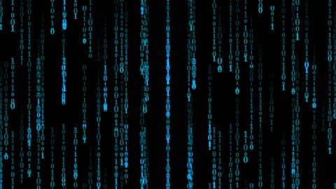 Alpha Digital matrix Stock Footage 126221220