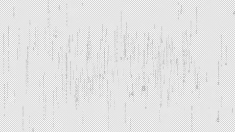 Alpha Digital rain information flow falling Stock Footage 141297069