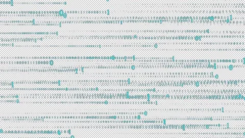 Alpha Digital stream digital string information stream password screen scrol Stock Footage 157043705