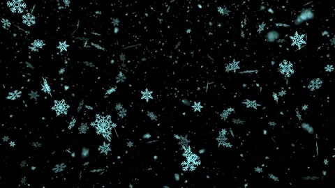 Alpha Explosion with Falling Snowflakes	 Stock Footage 273982815