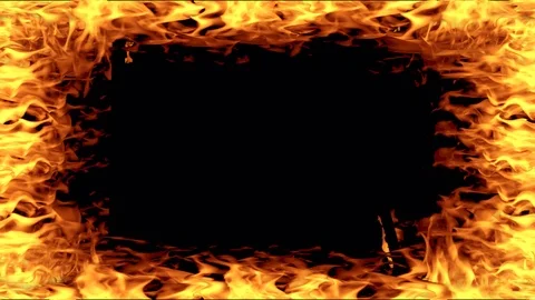 Alpha Flame Stock Footage 123031258
