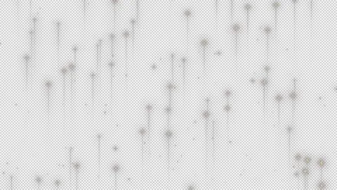 Alpha Gold star particles rising with trailing Stock Footage 291002730