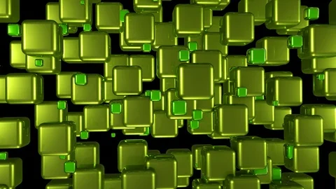 Alpha Green Blocks Fx Stock Footage 107615992