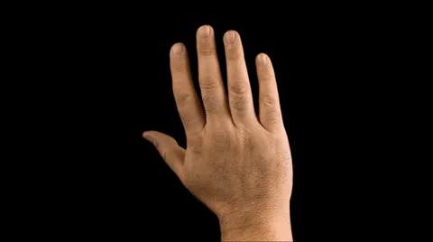 Alpha Hand Swipe And Stretch Stock-Footage 23131289