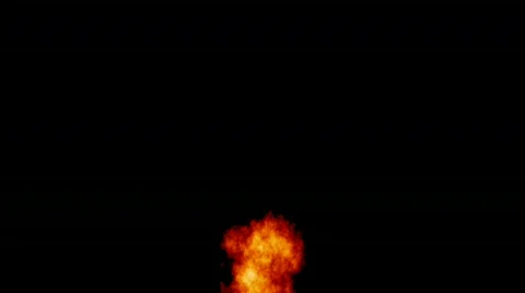 Alpha layer fire growing Stock Footage 97761