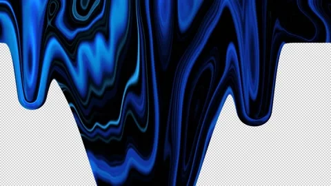 Alpha Material Blue Liquid Transition Stock Footage 240087780