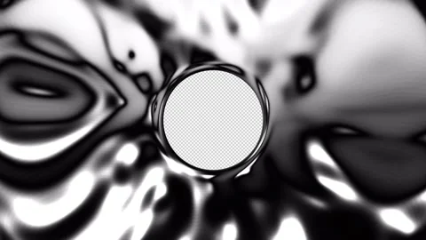 Alpha Material Iron Liquid Center Transition 動画素材 240088776