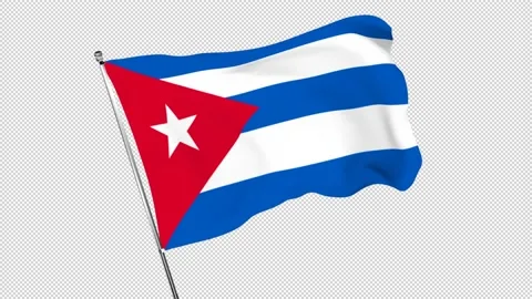 Alpha Material National Flag Cuba 動画素材 239705054