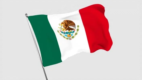 Alpha Material National Flag Mexico 動画素材 239710914