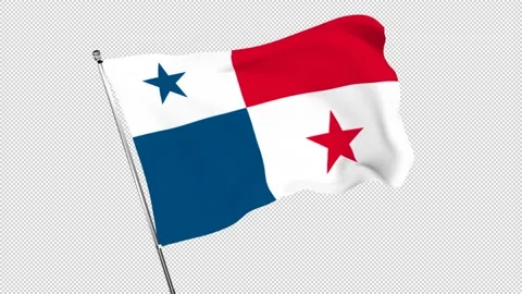 Alpha Material National Flag Panama 動画素材 239711013