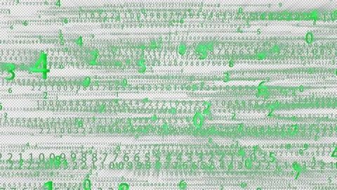 alpha the matrix digital rain horizontal... | Stock Video | Pond5