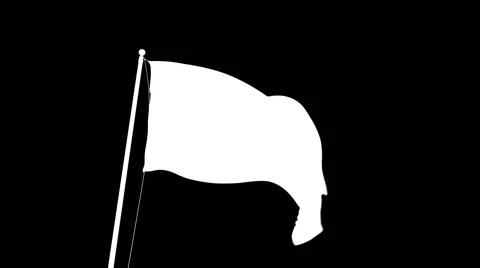 Alpha Matte Flag Stock Footage 40513106