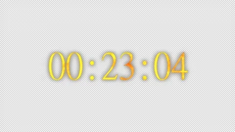 Alpha Particle golden 30-second countdown Video stock 316513461