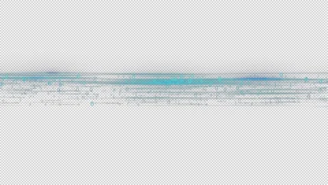 Alpha Particle line technology data flow transmission 库存影片 295403164