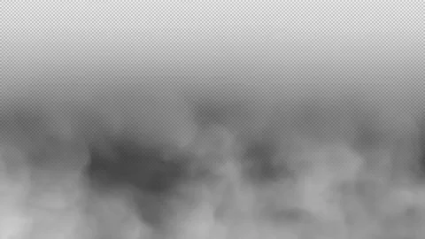 Alpha Particle white smoke flowing  Stock Footage 316535396