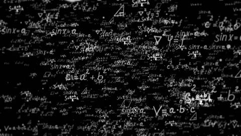Alpha Scientific formula equation Stock Footage 124720459