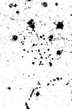 Alpha splatter texture brush Stock Photos
