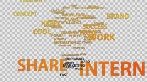 Alpha yellow bulb formming with text motion Stock Footage 64061758