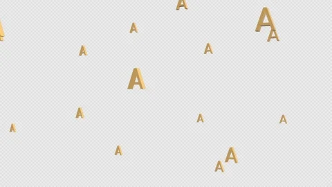 A Alphabet Animation. Stock Footage 316017516