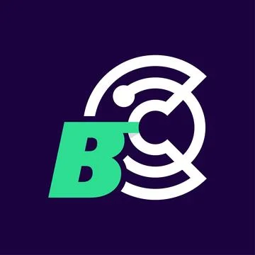 Alphabet B Crypto Logo Stock Illustration