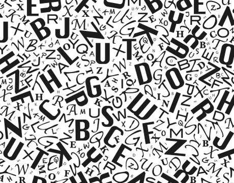 Alphabet background Stock Illustration