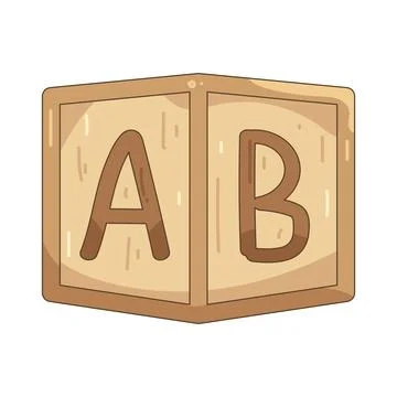 Alphabet block イラスト素材