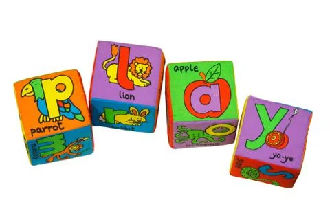 Alphabet blocks Stock Illustration