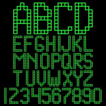 Alphabet blocks Stock Illustration