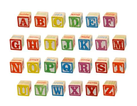 Alphabet Blocks Stock Photos