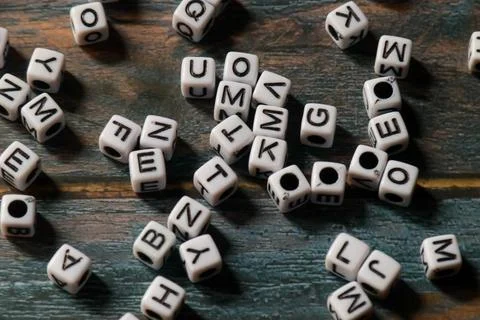 Alphabet blocks Stock Photos