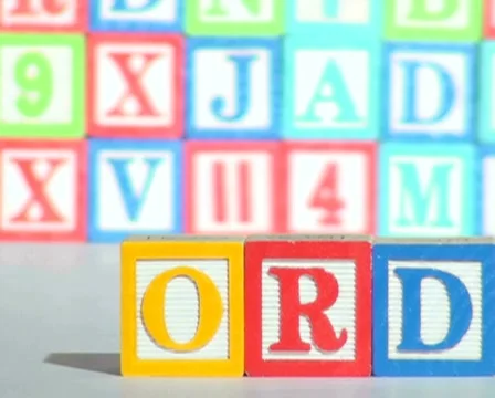 Alphabet blocks V1 - PAL Stock Footage 10747197