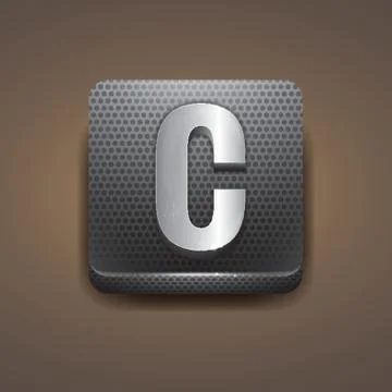 Alphabet C Stock-Illustration