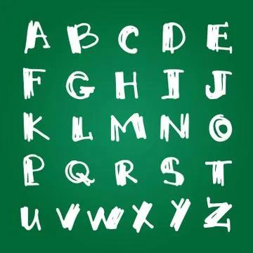 Alphabet for children Illustrazione stock