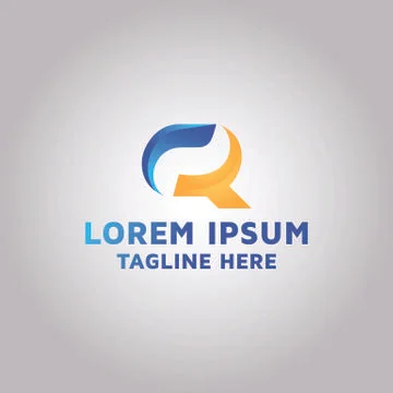 Alphabet CR image, vector logo design idea and inspiration Stock Illustration