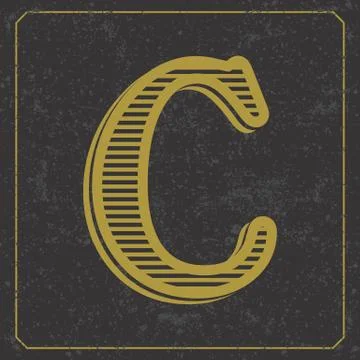 Alphabet design  handcrafted vector collection Illustrazione stock