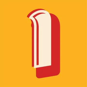 Alphabet design  handcrafted vector collection Stock Illustration