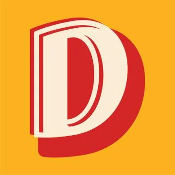 Alphabet design  handcrafted vector collection Stock Illustration