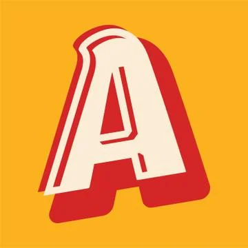 Alphabet design  handcrafted vector collection Stock Illustration