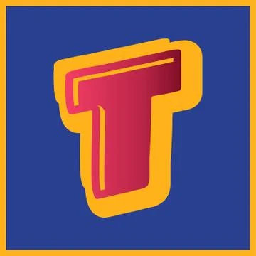 Alphabet design  handcrafted vector collection Illustrazione stock