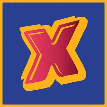 Alphabet design  handcrafted vector collection Stock Illustration